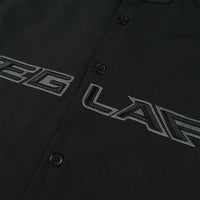 RU Embroidery Chest Logo Shirt (Black)