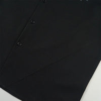 RU Embroidery Chest Logo Shirt (Black)