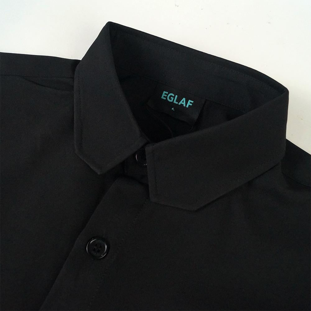 RU Embroidery Chest Logo Shirt (Black)