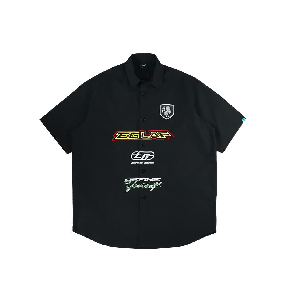 RU Multi Logos Shirt (Black)