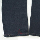 RU Wide Leg Denim Pants (Dark Blue)
