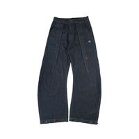 RU Wide Leg Denim Pants (Dark Blue)
