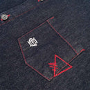 RU Loose Fit Denim Shirt (Dark Blue)