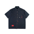 RU Loose Fit Denim Shirt (Dark Blue)