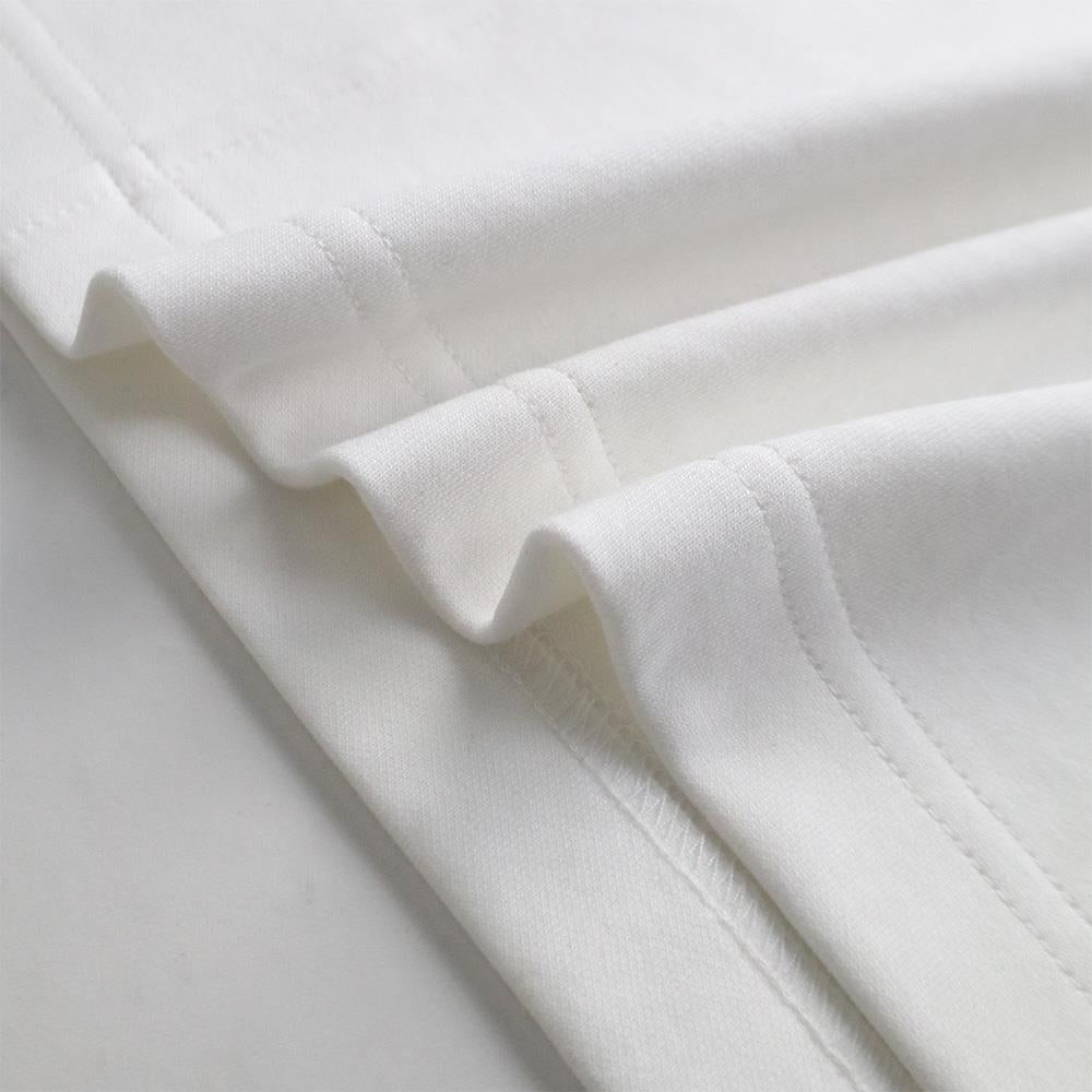 RU Chest Embroidery Logo Tee (White)