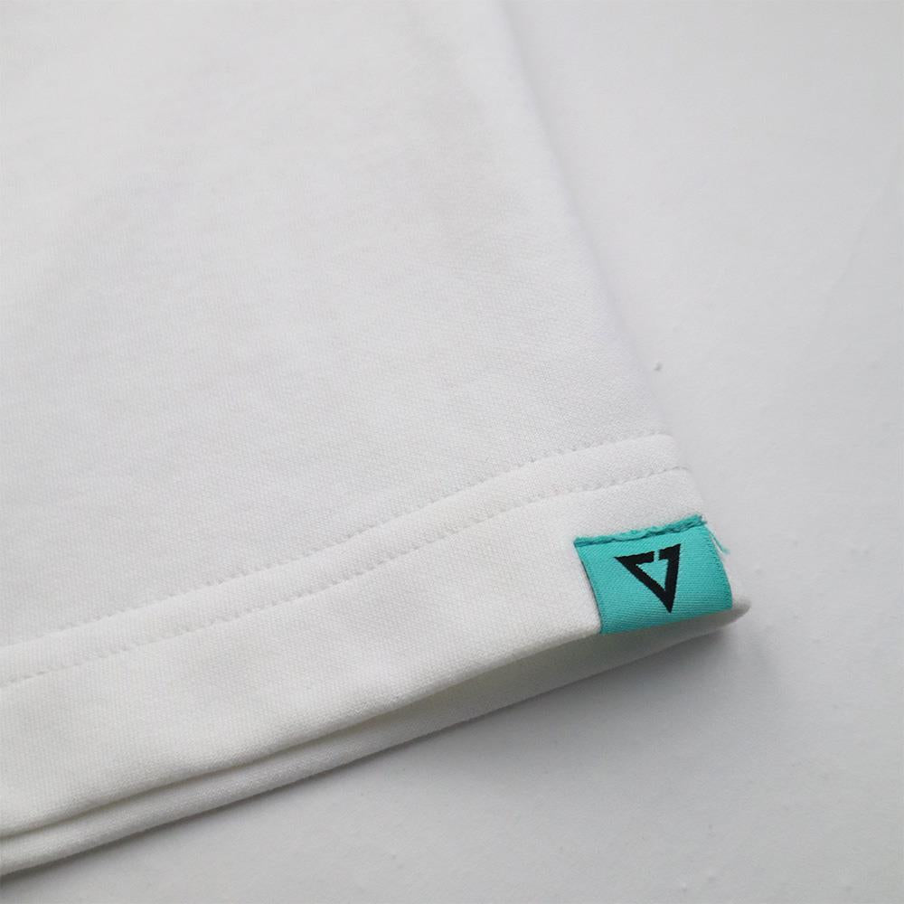 RU Chest Embroidery Logo Tee (White)