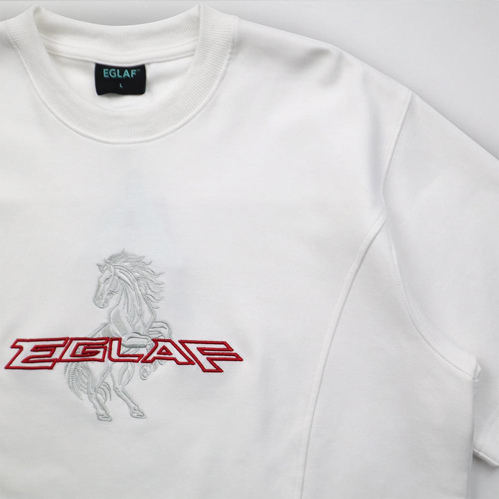 RU Chest Embroidery Logo Tee (White)