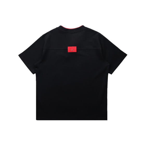 RU Chest Embroidery Logo Tee (Black)
