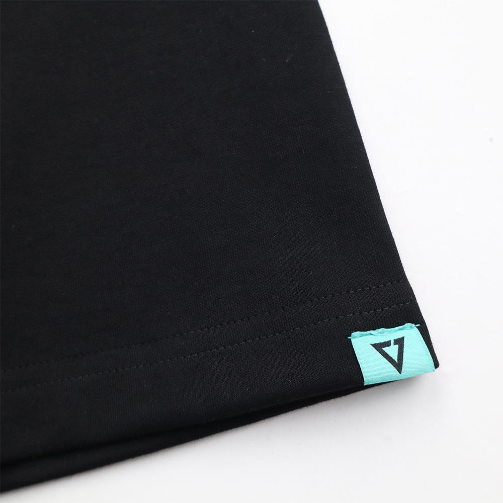 RU Chest Embroidery Logo Tee (Black)