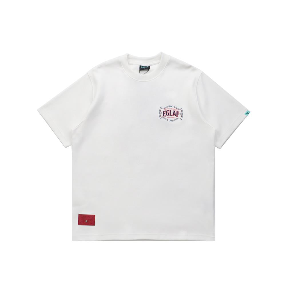 RU Embroidery Stallion Tee (White)