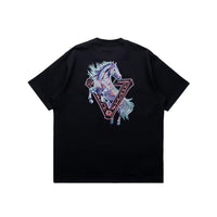 RU Embroidery Stallion Tee (Black)