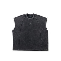MV Washed Sleeveless Top (Black)