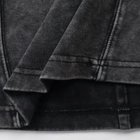 MV Washed Sleeveless Crop Top (Black)