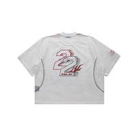 MV Mesh Boxy Tee (White)