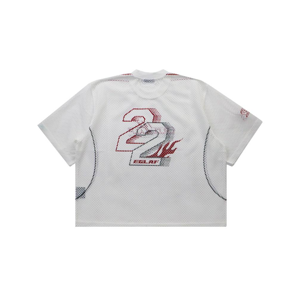 MV Mesh Boxy Tee (White)