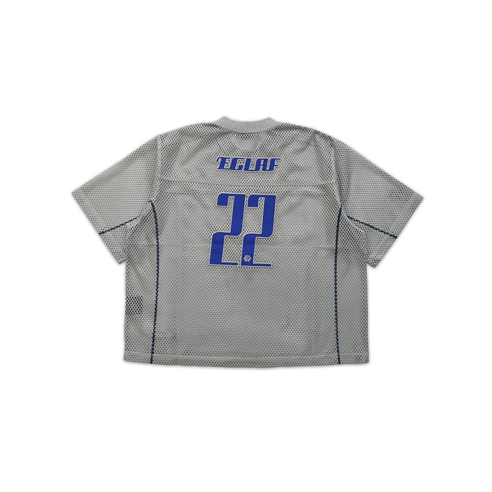 R//W Mesh Boxy Tee (Light Grey)
