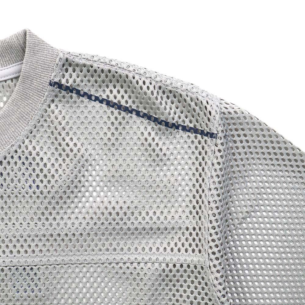 R//W Mesh Boxy Tee (Light Grey)