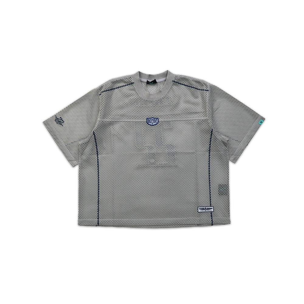 R//W Mesh Boxy Tee (Light Grey)