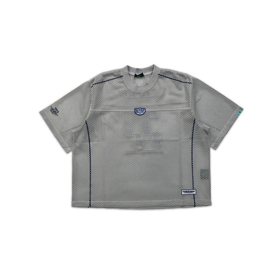 R//W Mesh Boxy Tee (Light Grey)