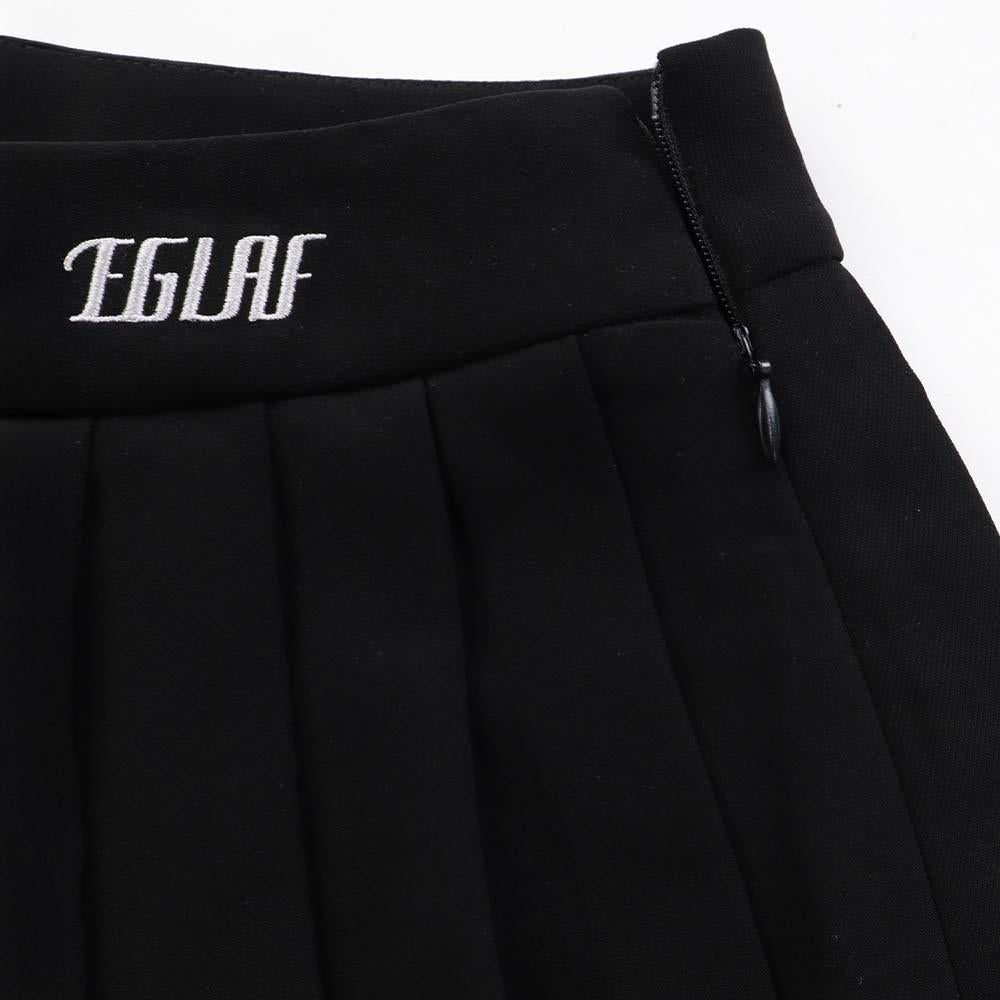R//W Pleated Skirt (Black)