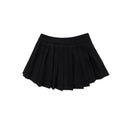 R//W Pleated Skirt (Black)