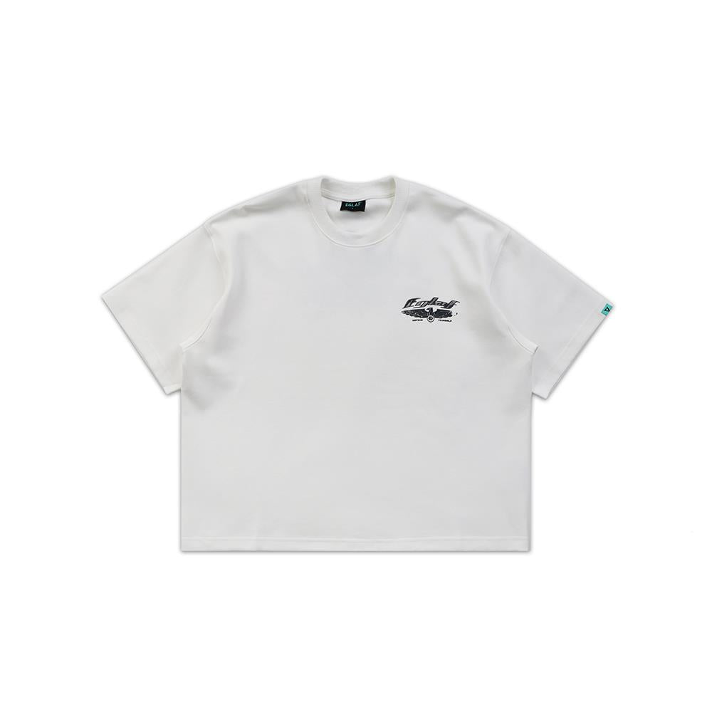 R//W Wings Boxy Tee (White)