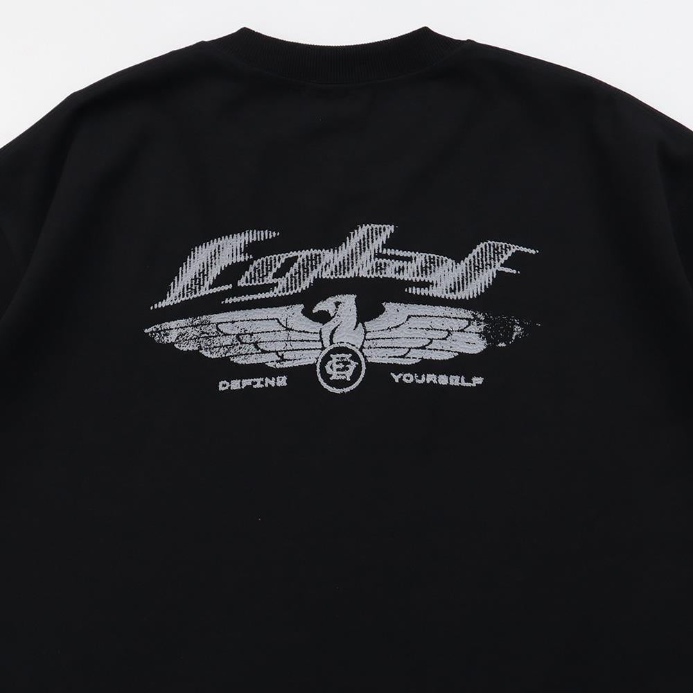 R//W Wings Boxy Tee (Black)