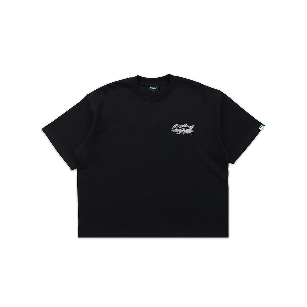 R//W Wings Boxy Tee (Black)