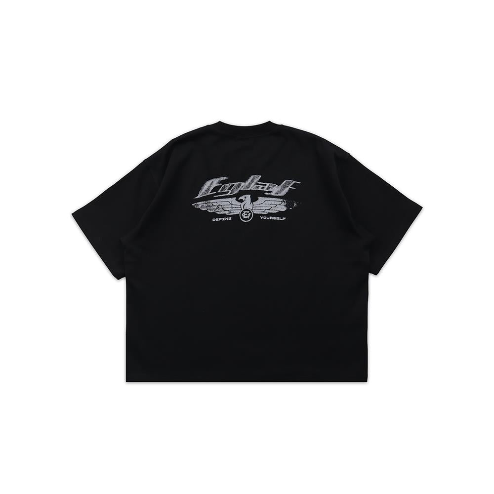 R//W Wings Boxy Tee (Black)