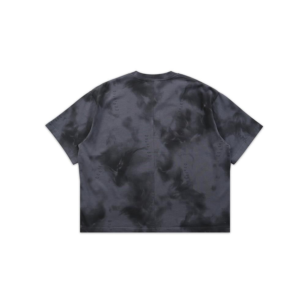 R//W Badges Boxy Tee (Cool Grey)