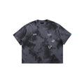 R//W Badges Boxy Tee (Cool Grey)