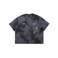 R//W Badges Boxy Tee (Cool Grey)
