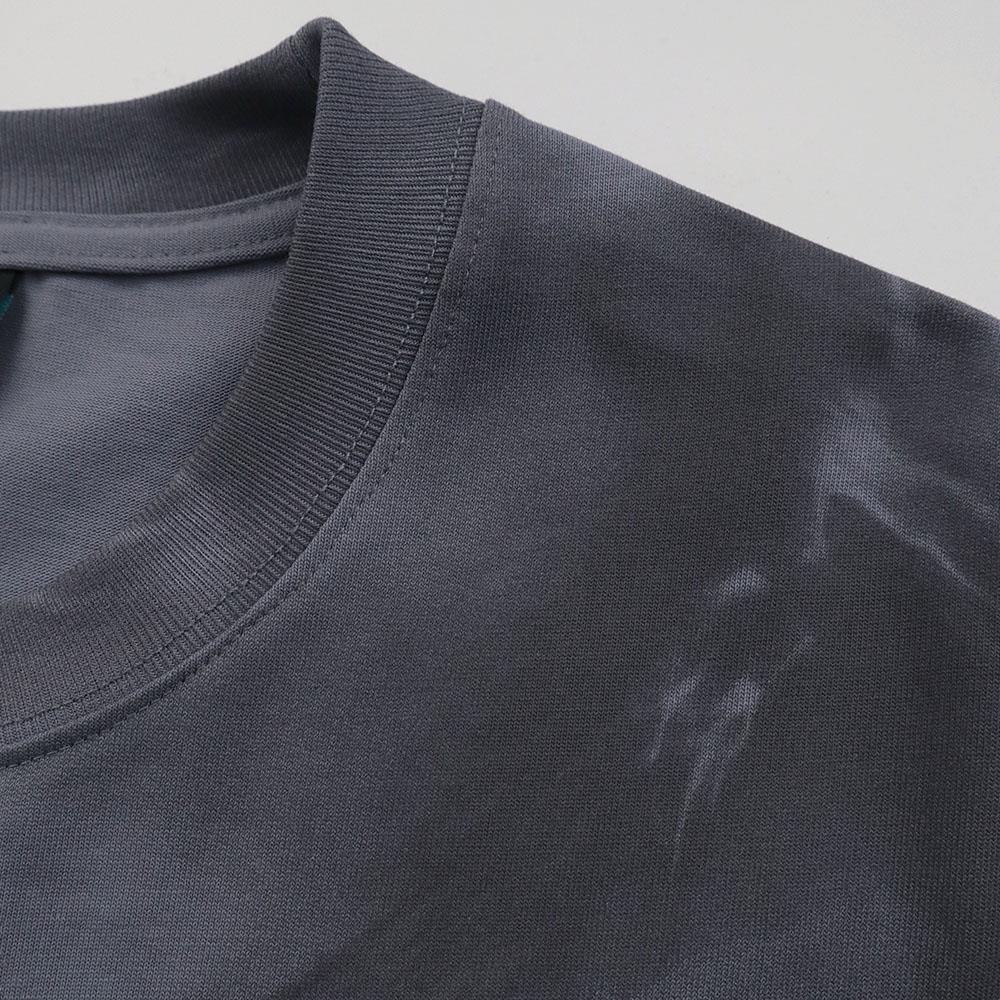 R//W Badges Boxy Tee (Cool Grey)