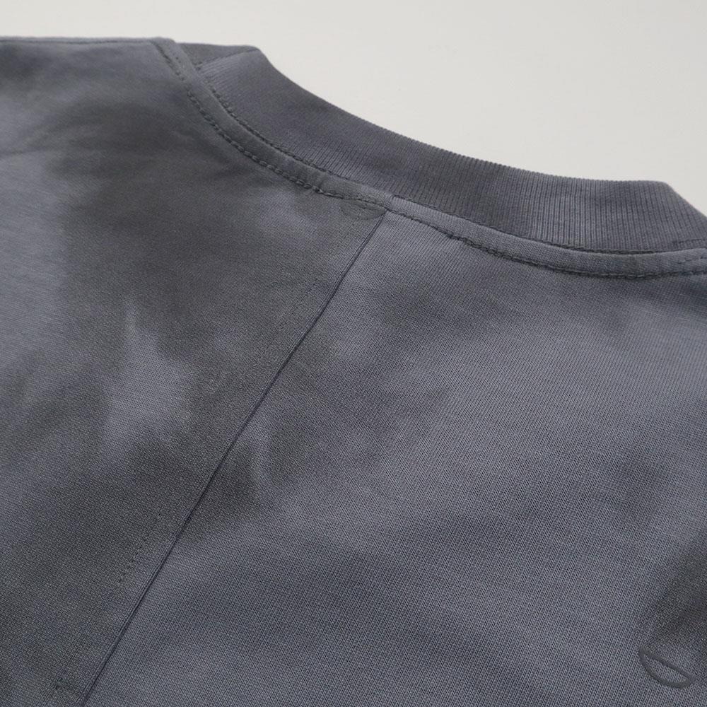 R//W Badges Boxy Tee (Cool Grey)