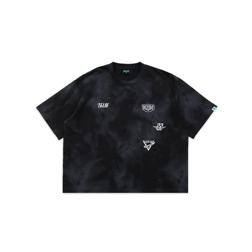 R//W Badges Boxy Tee (Black)