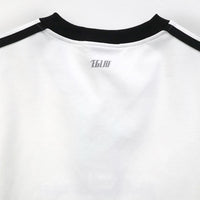 R//W V-neck Crop Top (White)