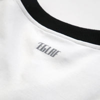R//W V-neck Crop Top (White)