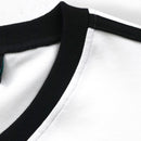 R//W V-neck Crop Top (White)