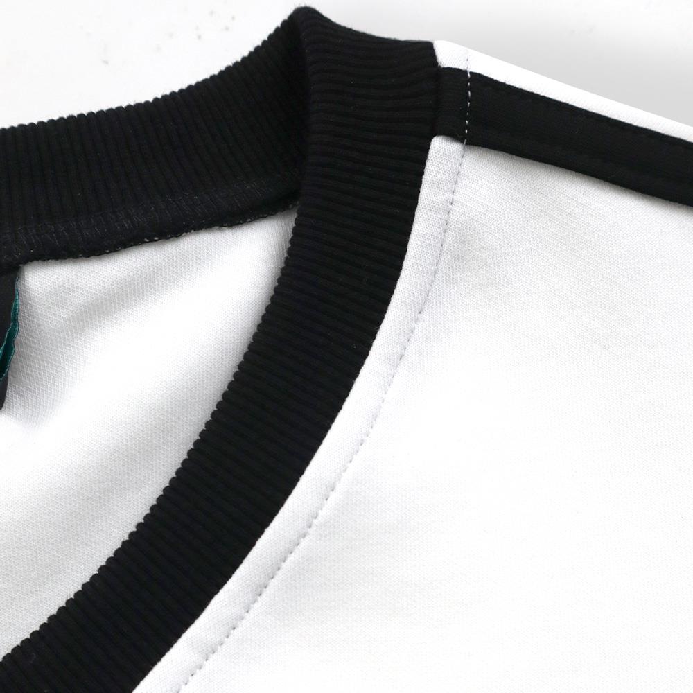 R//W V-neck Crop Top (White)