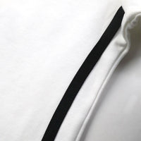 R//W V-neck Crop Top (White)