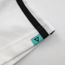 R//W V-neck Crop Top (White)