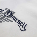 R//W V-neck Crop Top (White)