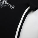 R//W V-neck Crop Top (Black)