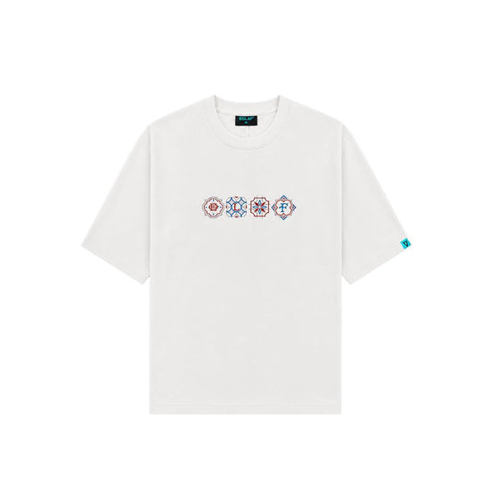 NBL Tiles Pattern Tee (White)