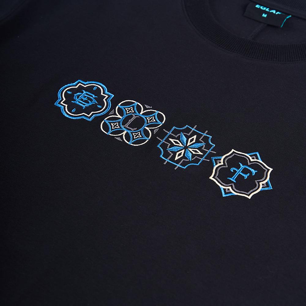 NBL Tiles Pattern Tee (Black)