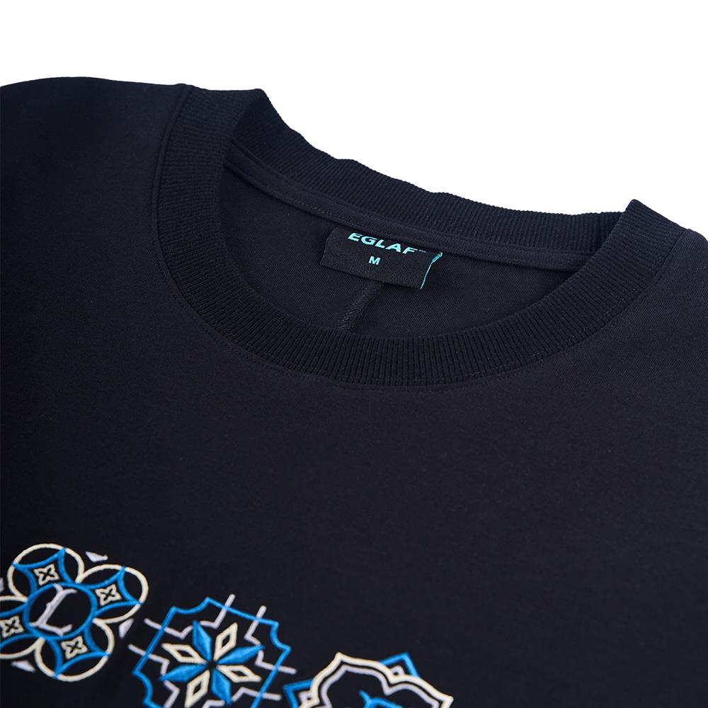 NBL Tiles Pattern Tee (Black)