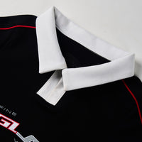 EGS Collar Crop Top (Black)