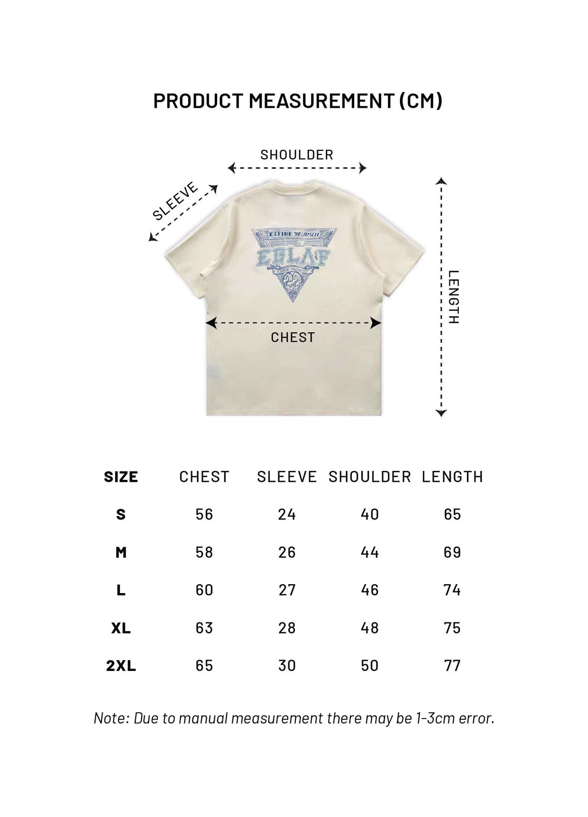 Sculpta Triangle Emblem Tee (Cream White)