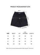 Sculpta Elastic Waist Shorts (Black)