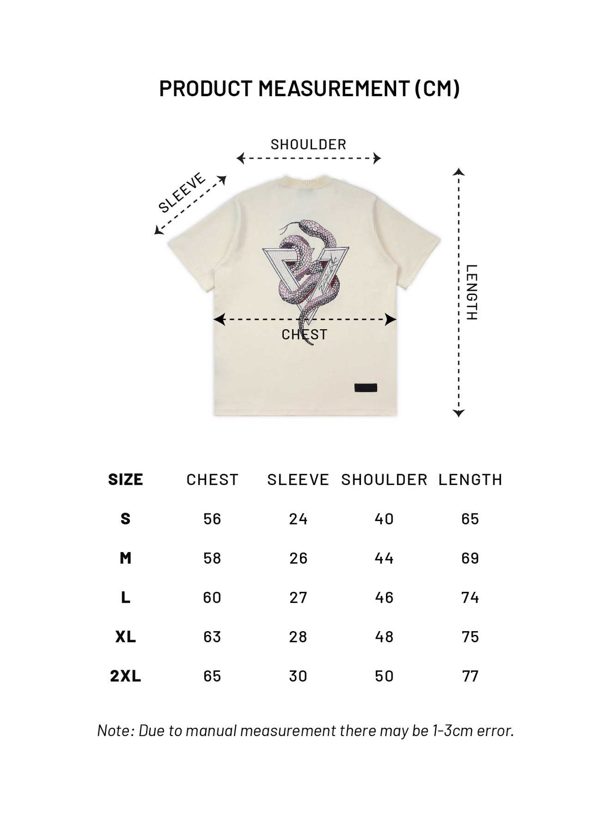 Serpent Logo Tee (Cream White - P)